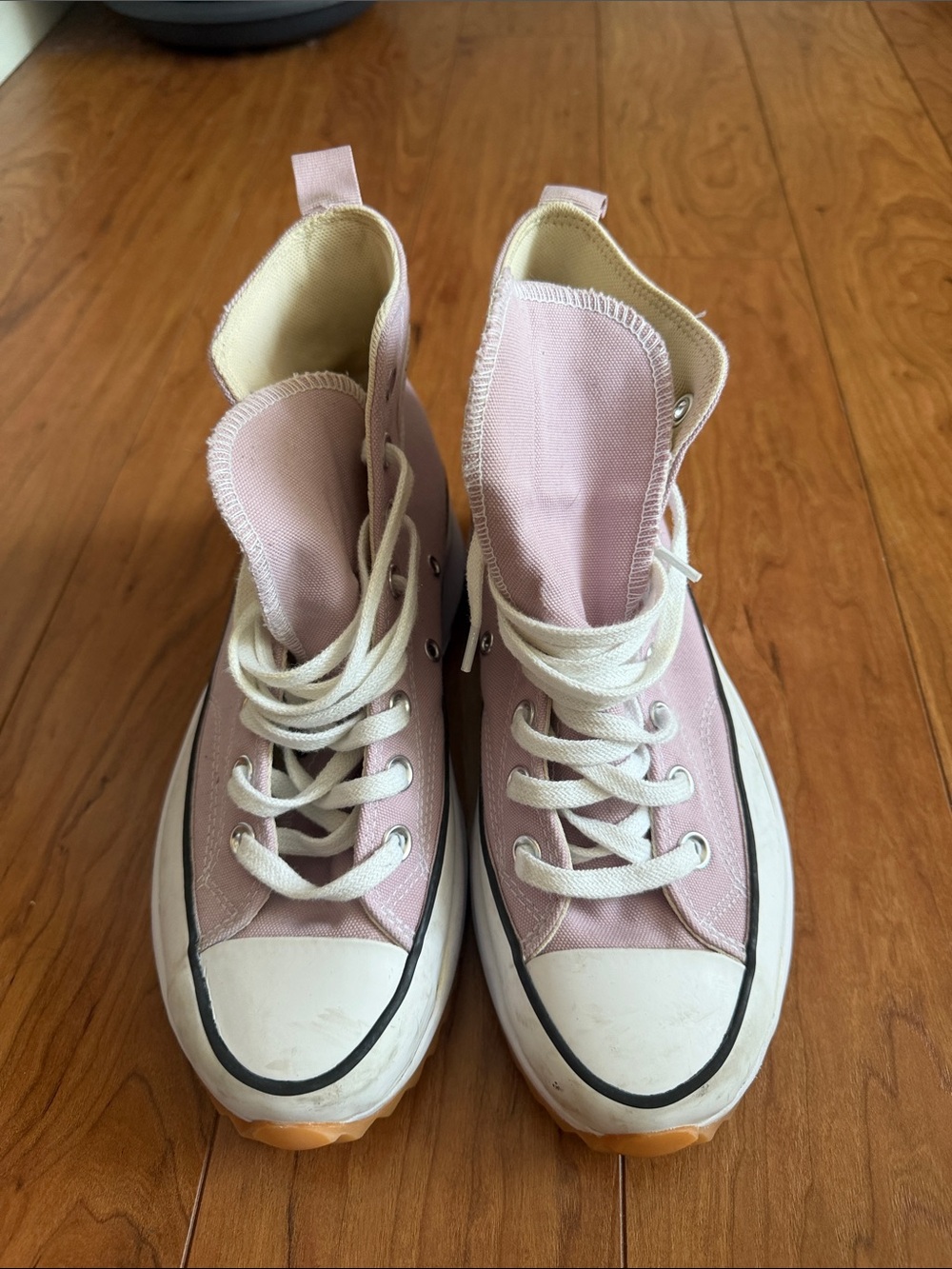 Converse Run Star Hike Canvas Platform High Top